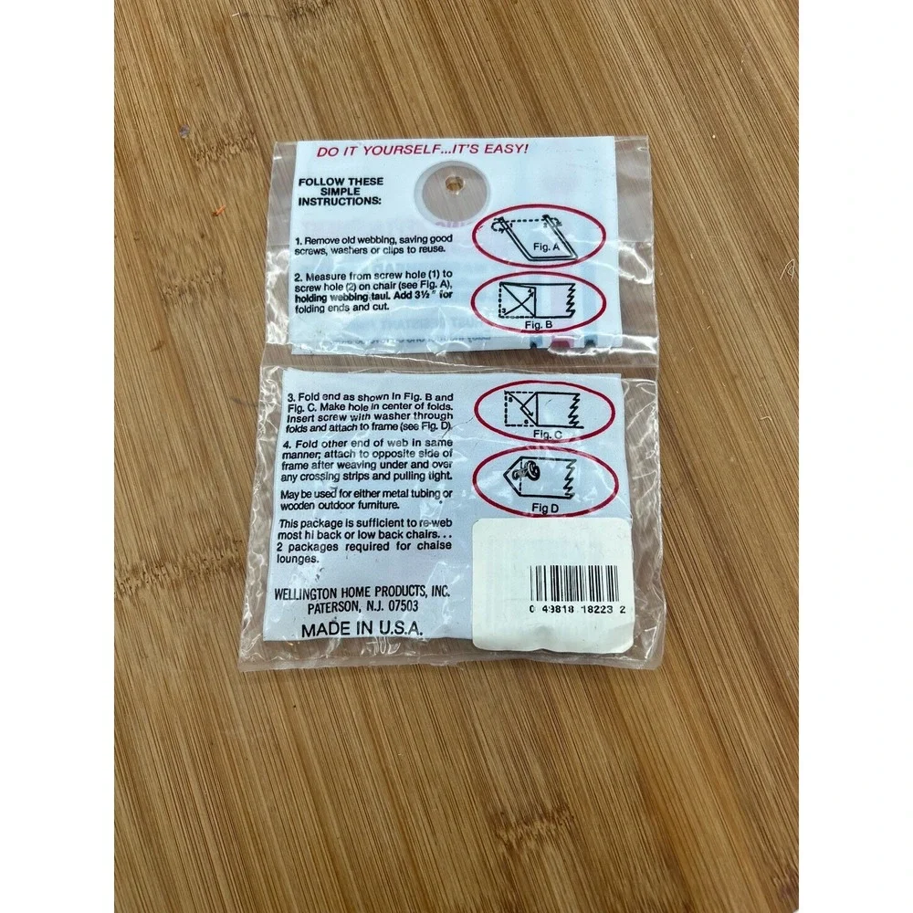 Wellington Bag of 20 Washer Head‎ Outdoor Furniture Re-webbing Screws NOS